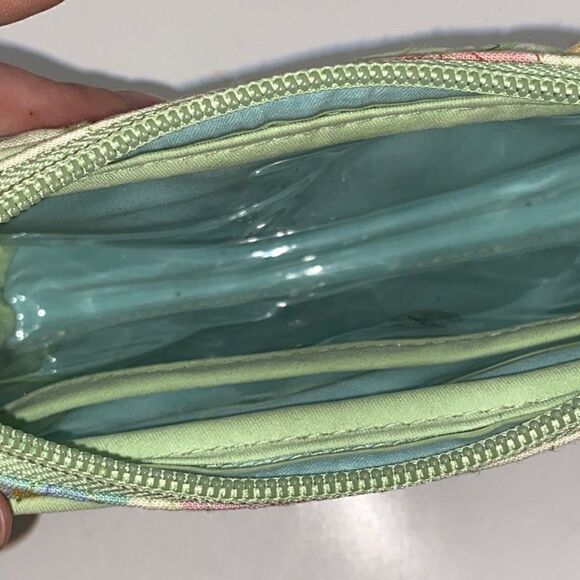 Longaberger Wristlet Zippered Long Wallet Multicolor Purse - Picture 9 of 12